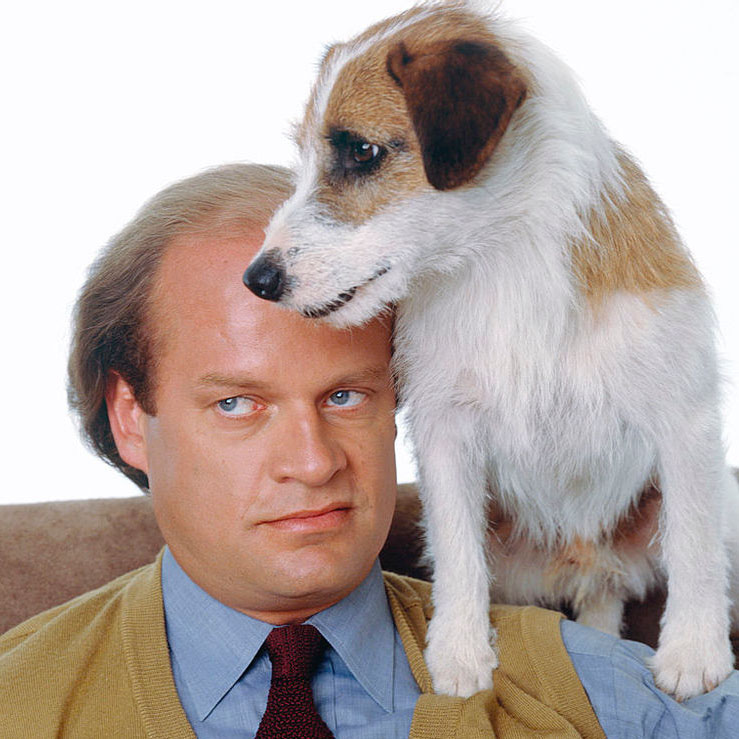 kelsey grammer and eddie from frasier