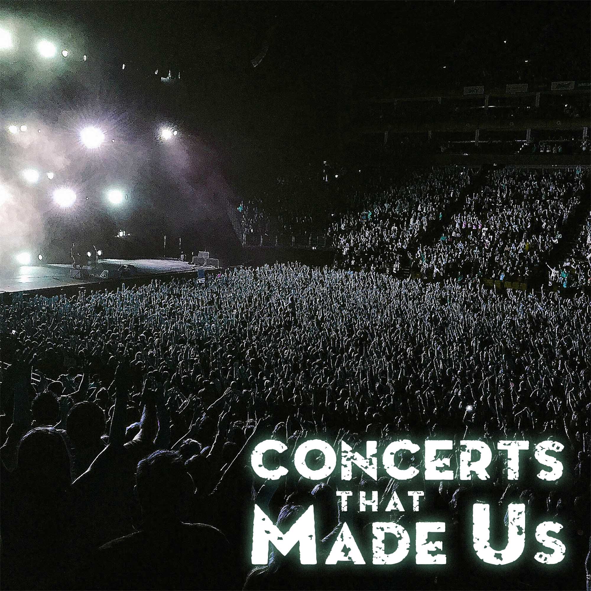 podcast cover art - concerts that made us